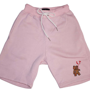 LT Teddy Embroidery Shorts (Pink)